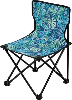 Portable Camping Chairs Leaves Tropical Palm Lightweight Folding Chair for Camping, Beach, Picnic, Travel and Sports with Carry Bag 20856063