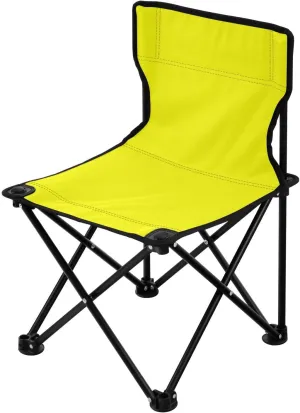 Portable Camping Chairs Yellow Lightweight Folding Chair for Camping, Beach, Picnic, Travel and Sports with Carry Bag 20809