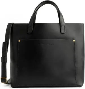 Portland Leather Goods Medium Crossbody Tote for Women – Handmade from the Finest Full-Grain Hides