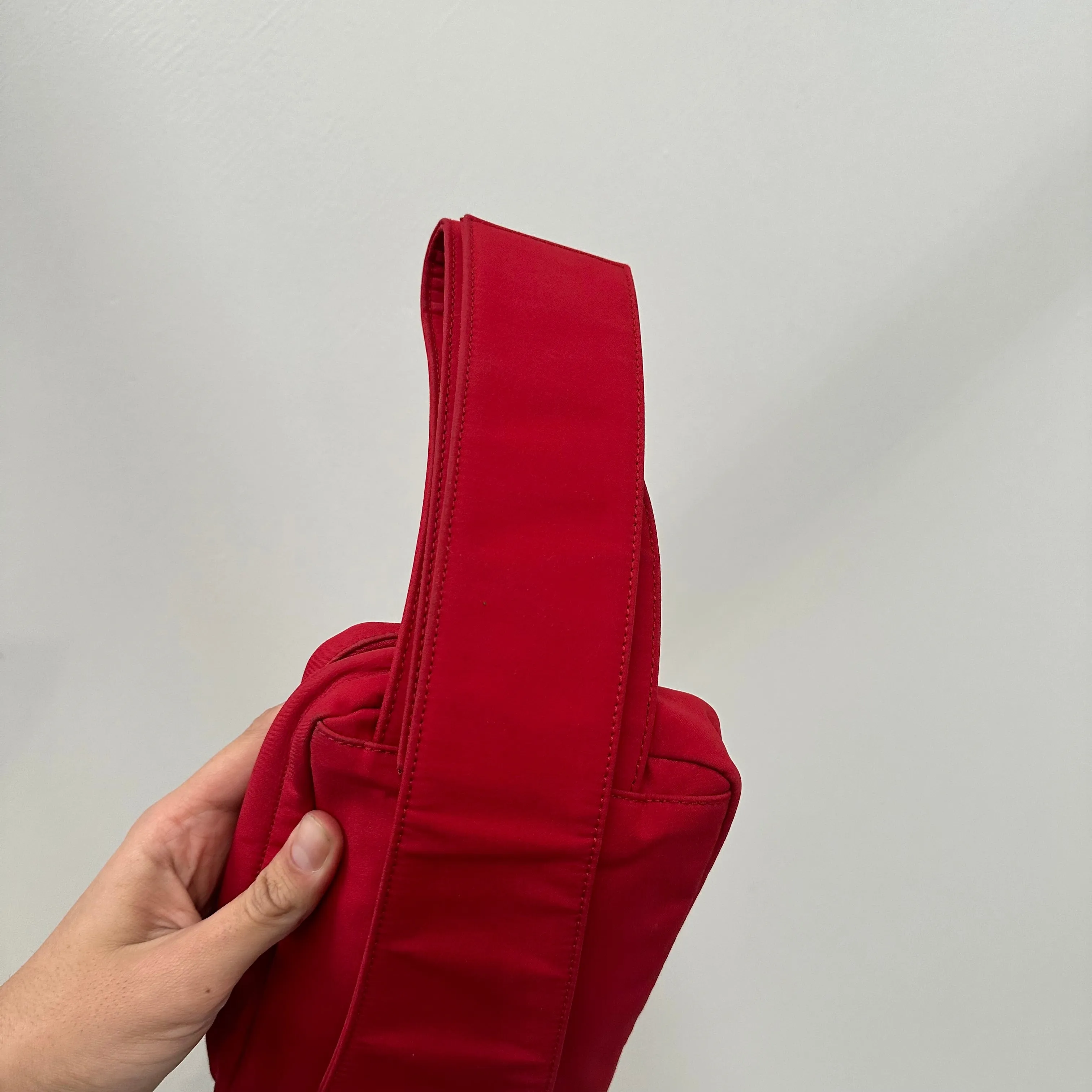 Prada Sports Red Nylon Waist Bag