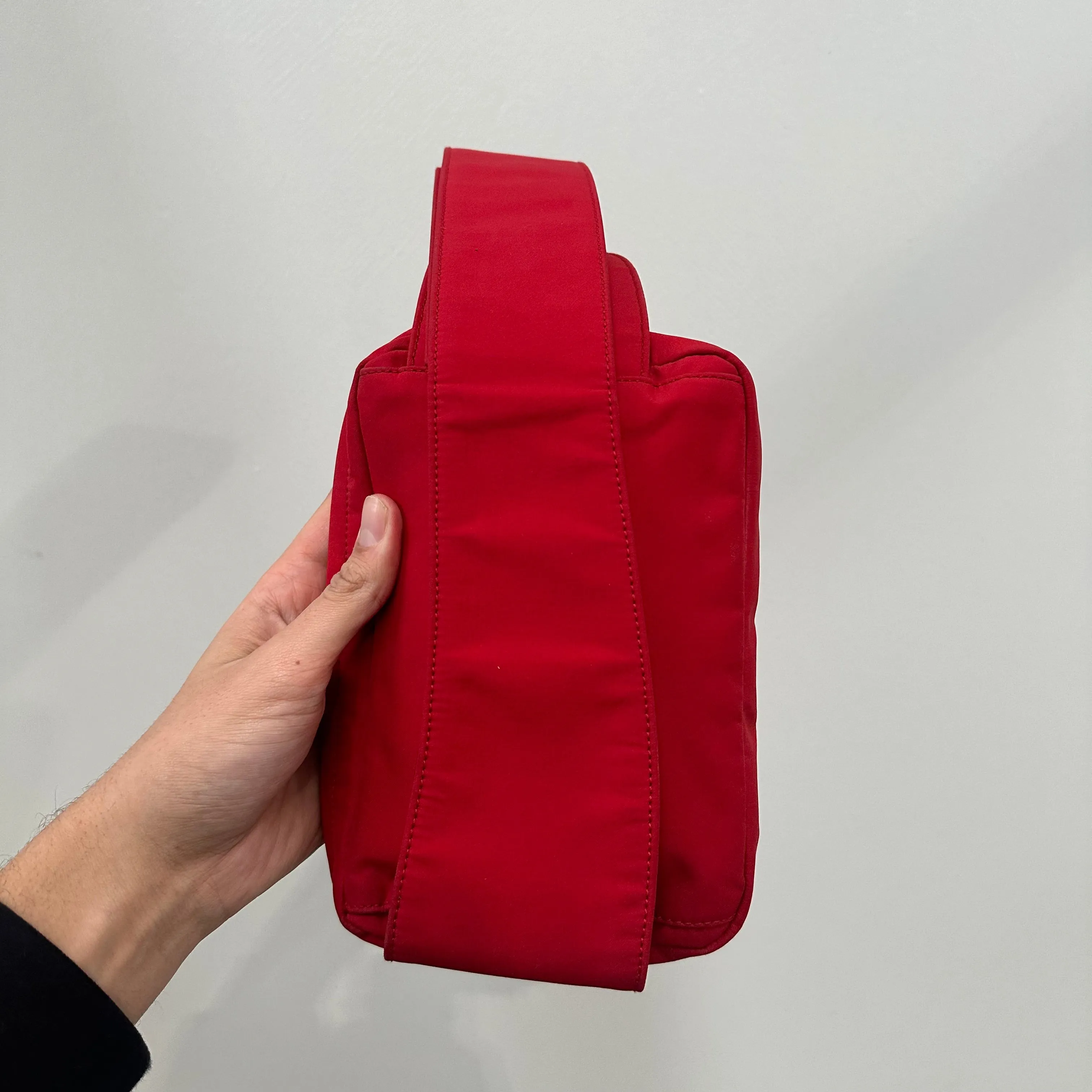 Prada Sports Red Nylon Waist Bag