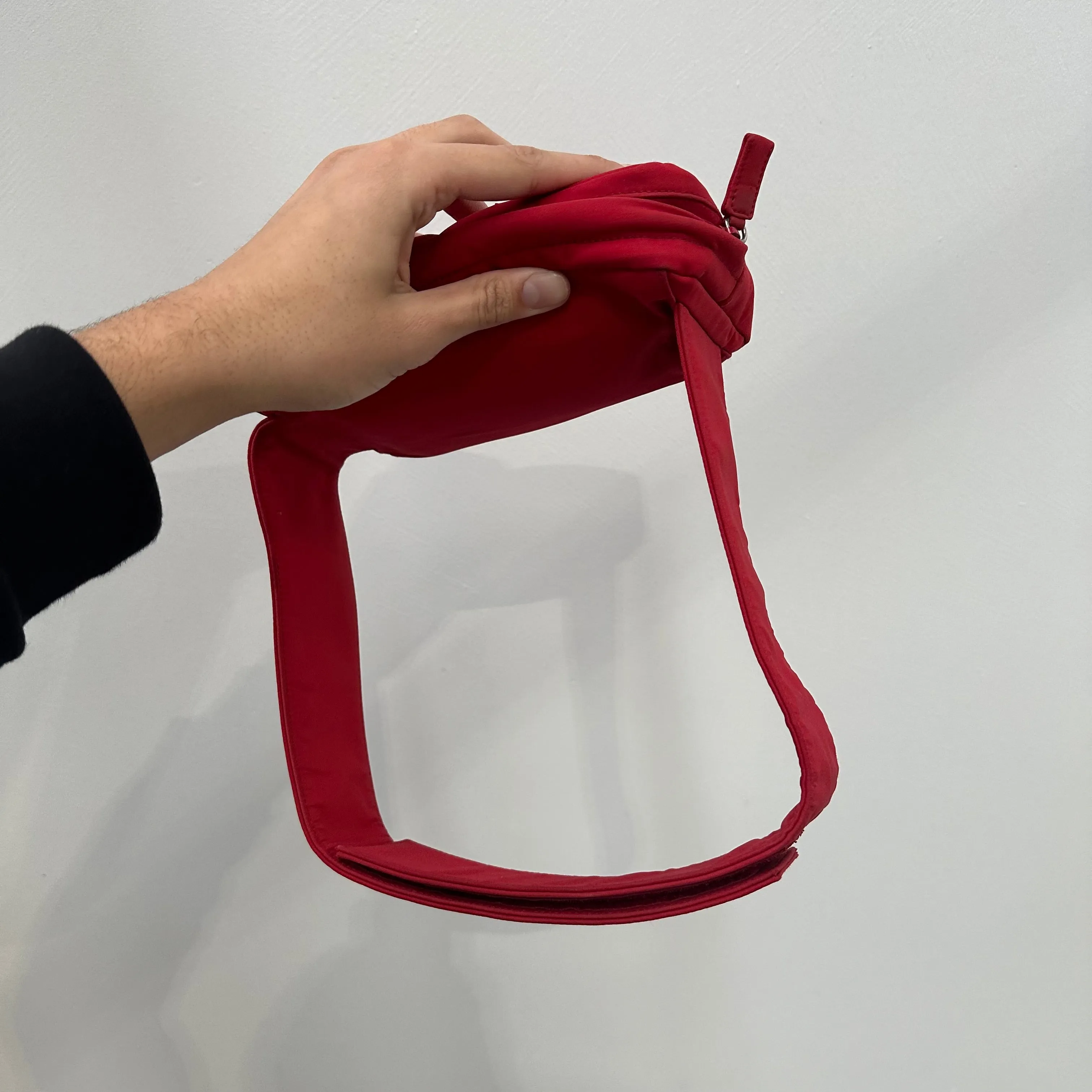 Prada Sports Red Nylon Waist Bag