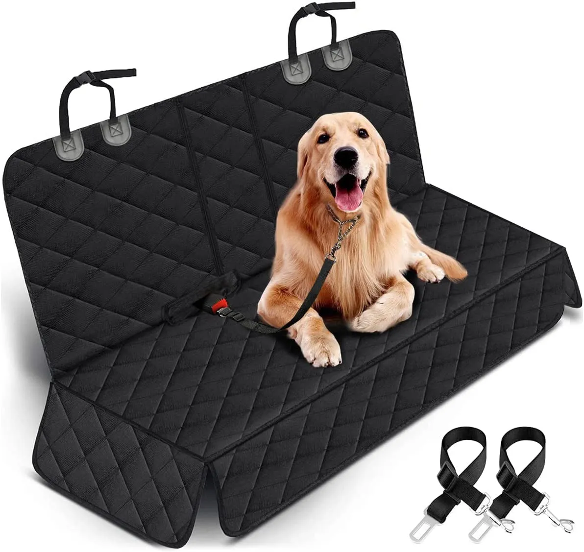 Proactive Waterproof Reat Seat for Non-Slip Pet Most Middle Cover, Seat Car Seat Car Seat Power-efficient Seat Protector - Bench Trucks Back Car Dog Suvs Cover Cars Black Armrest Cover Fits for Cover, Dogs