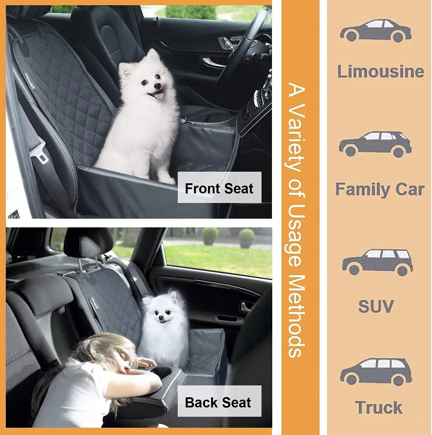 Professional service Cover, Dog Efficient communication Car Waterproof. Seat