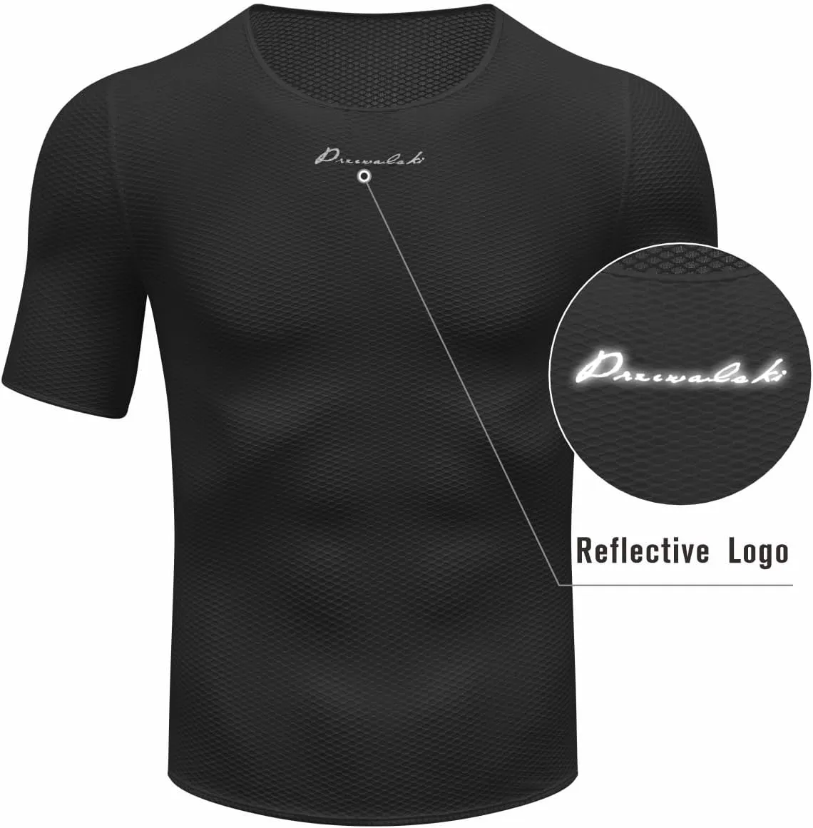 Przewalski Men’s Sleeveless Cycling Undershirt Quick Dry Bike Base Layer Vests Breathable Bicycle Jerseys Biking Tank Tops
