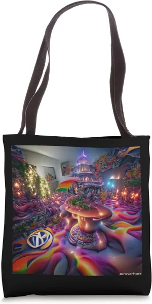 PSYCHEDELIC MINDWARP ORIGINAL DIGITAL GENERATED ART Tote Bag