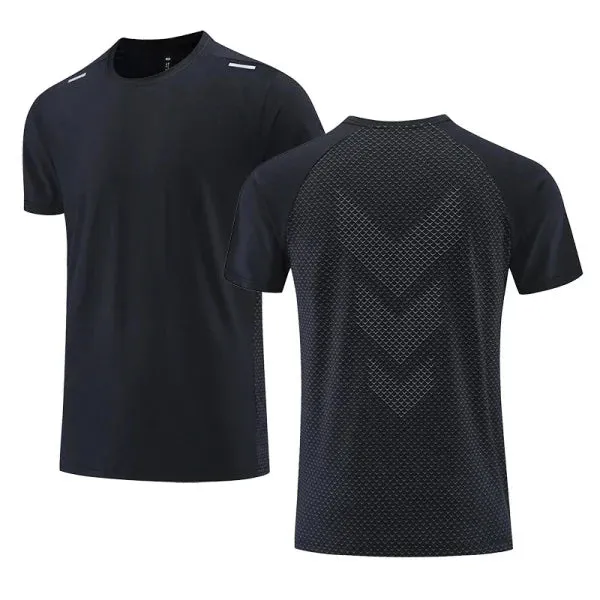 Quick Dry Men’s Running T-Shirt - Breathable Fitness Sports Top