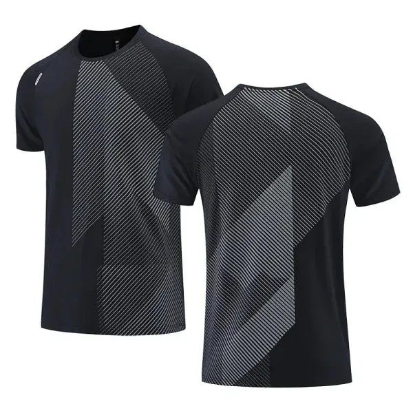 Quick Dry Men’s Running T-Shirt - Breathable Fitness Sports Top