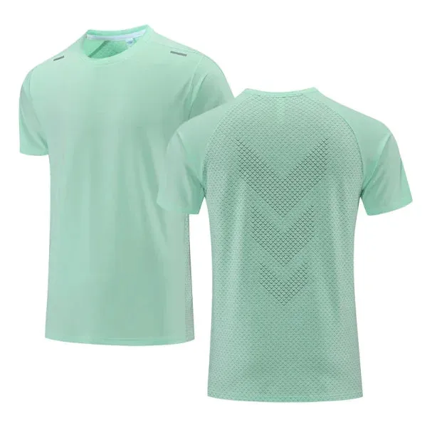 Quick Dry Men’s Running T-Shirt - Breathable Fitness Sports Top