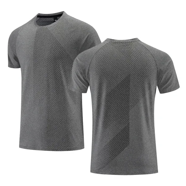 Quick Dry Men’s Running T-Shirt - Breathable Fitness Sports Top