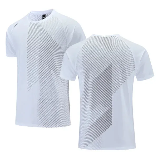 Quick Dry Men’s Running T-Shirt - Breathable Fitness Sports Top