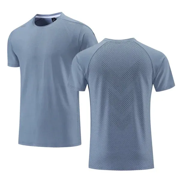 Quick Dry Men’s Running T-Shirt - Breathable Fitness Sports Top