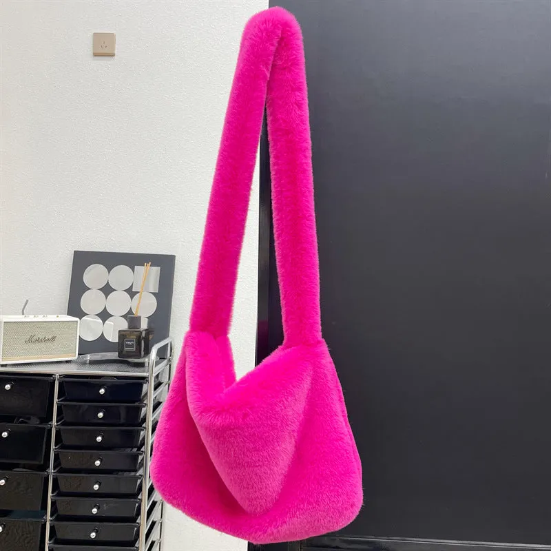 Rabbit Plush Rose Red Millennium Hot Style Bags