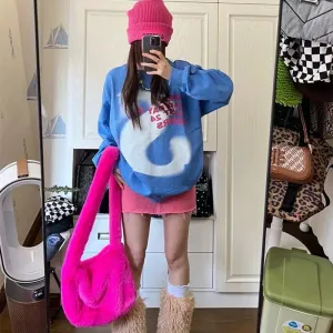 Rabbit Plush Rose Red Millennium Hot Style Bags