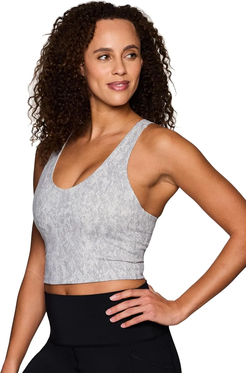 RBX Active Women's Bra Top, Athletic Yoga Crop Tank Top with Built in Shelf Bra