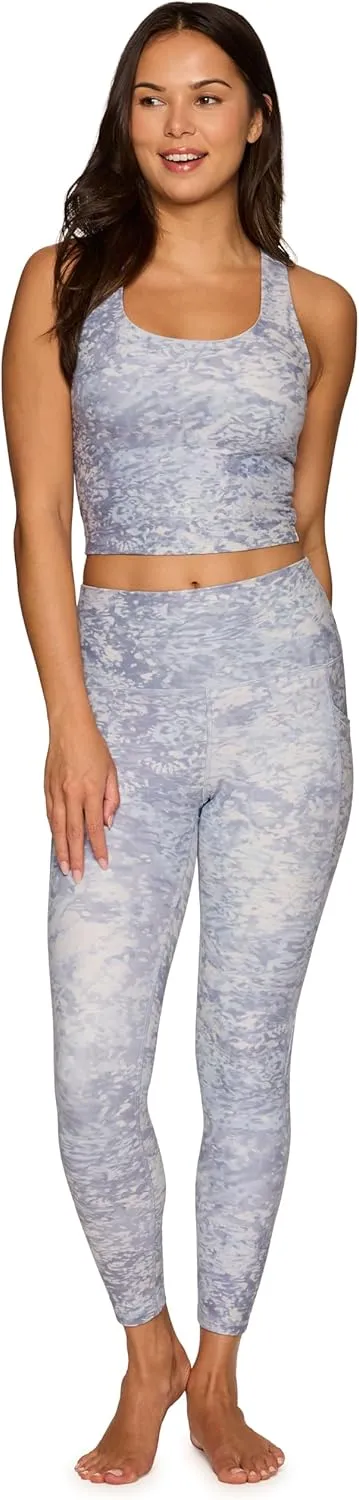 RBX Active Women's Bra Top, Athletic Yoga Crop Tank Top with Built in Shelf Bra