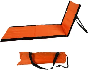 Reclining Beach Mat 15x43.3x15.8/15x26.8x15.8'' Oxford Cloth Waterproof Foldable Beach Lounge Chair Lightweight & Portable Lounger for Adults Holidays Camping Park ~