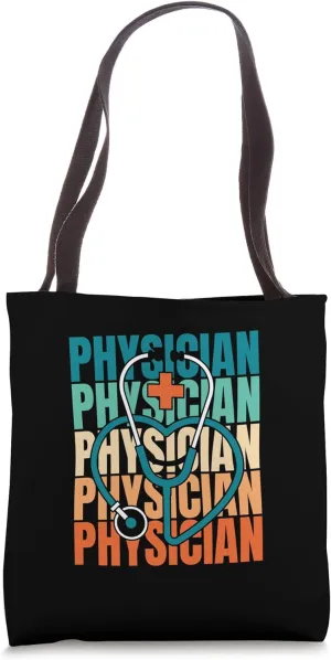 Retro Physician - Doc Medical Doctor Vintage Physician Tote Bag