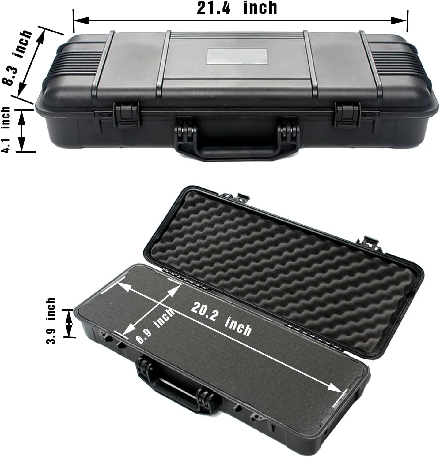 Riflescope Protective Carry Case with 3 Layers of Foam Protection | Heavy Duty Waterproof & Crushproof