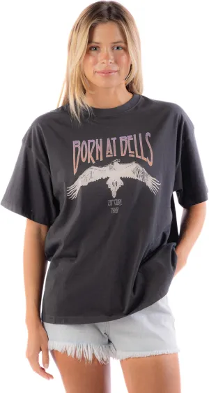 Rip Curl Women's Heritage Crew Neck Short Sleeve T-Shirt Tee