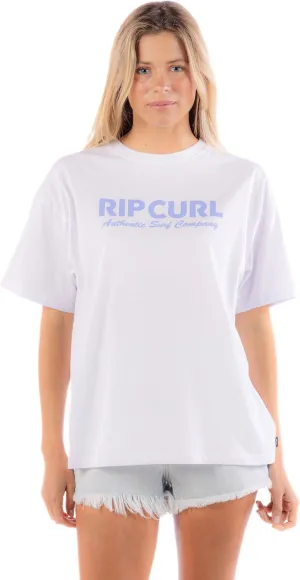Rip Curl Women's Heritage Crew Neck Short Sleeve T-Shirt Tee