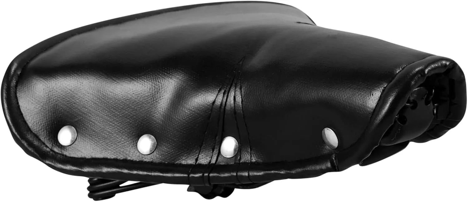 Road Bike Saddle Pad Vintage Style Bicycles Seat Aluminum Alloy and Pu Leather