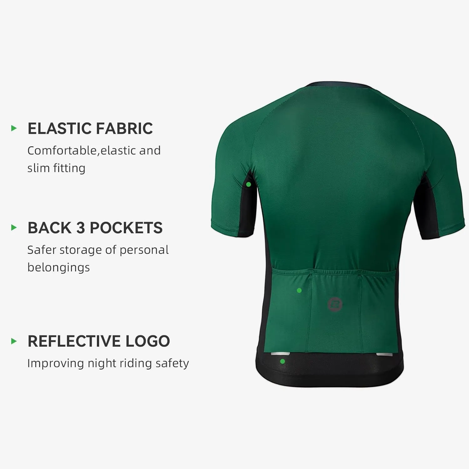 ROCKBROS Mens Cycling Jersey Short Sleeve Ultra Breathable Bike Jersey Quick Dry Mountain Bike Jersey Top Cycling Clothing