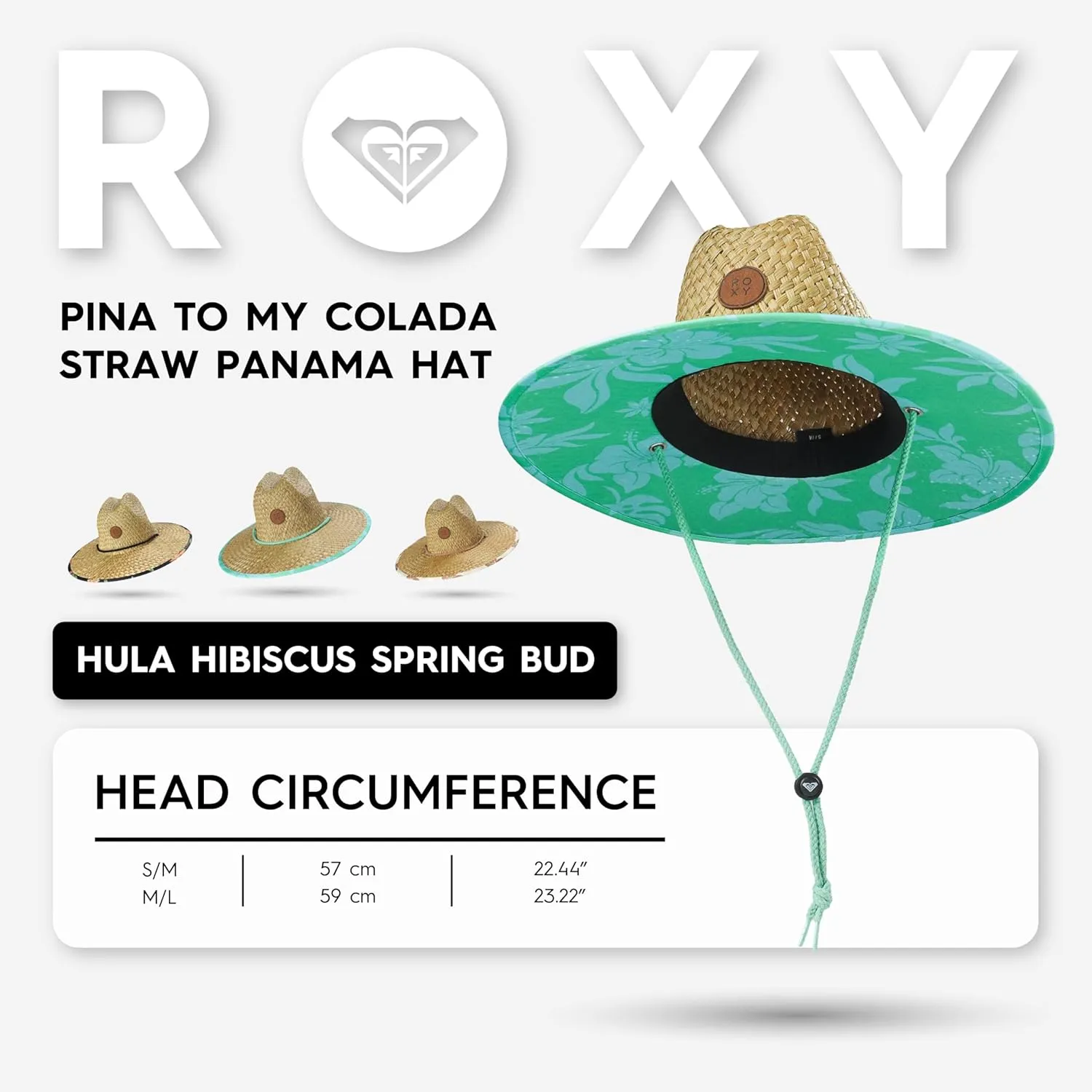 Roxy Women's Pina to My Colada Straw Panama Hat