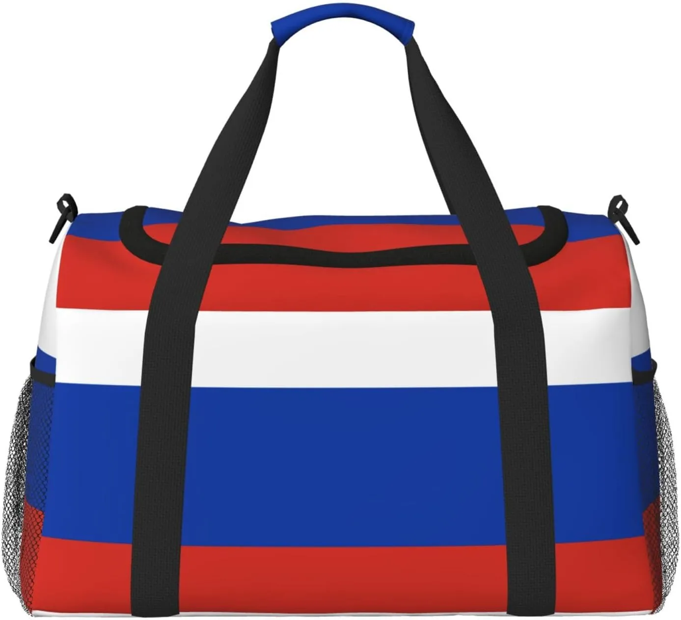 Russian flag print Personal Item Bag Carry on Bag Underseat Travel Duffel Bags Gym Carry On Sports Bags