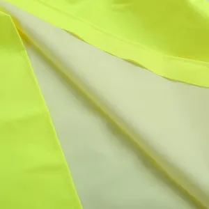 Safety Vest Safety Vests Reflective Long Waterproof Coat Raincoat Reusable Rain Poncho Lightweight Hooded Cycling Camping Reflective Vest Night Running Vest (Color : Yellow, Size : X-Large)