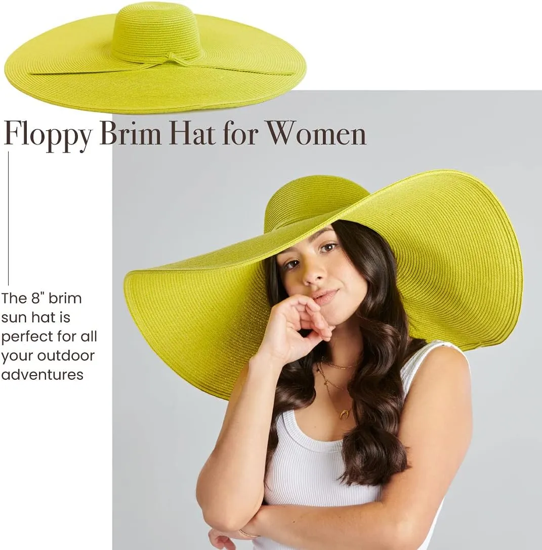 San Diego Hat Company Women's Ultrabraid X-Large Brim Hat, Adjustable Sun Hat with UPF 50 