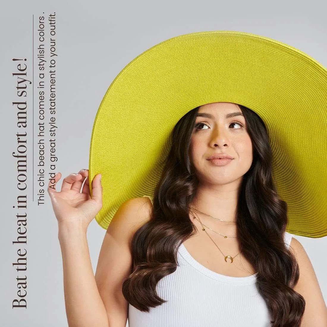 San Diego Hat Company Women's Ultrabraid X-Large Brim Hat, Adjustable Sun Hat with UPF 50 