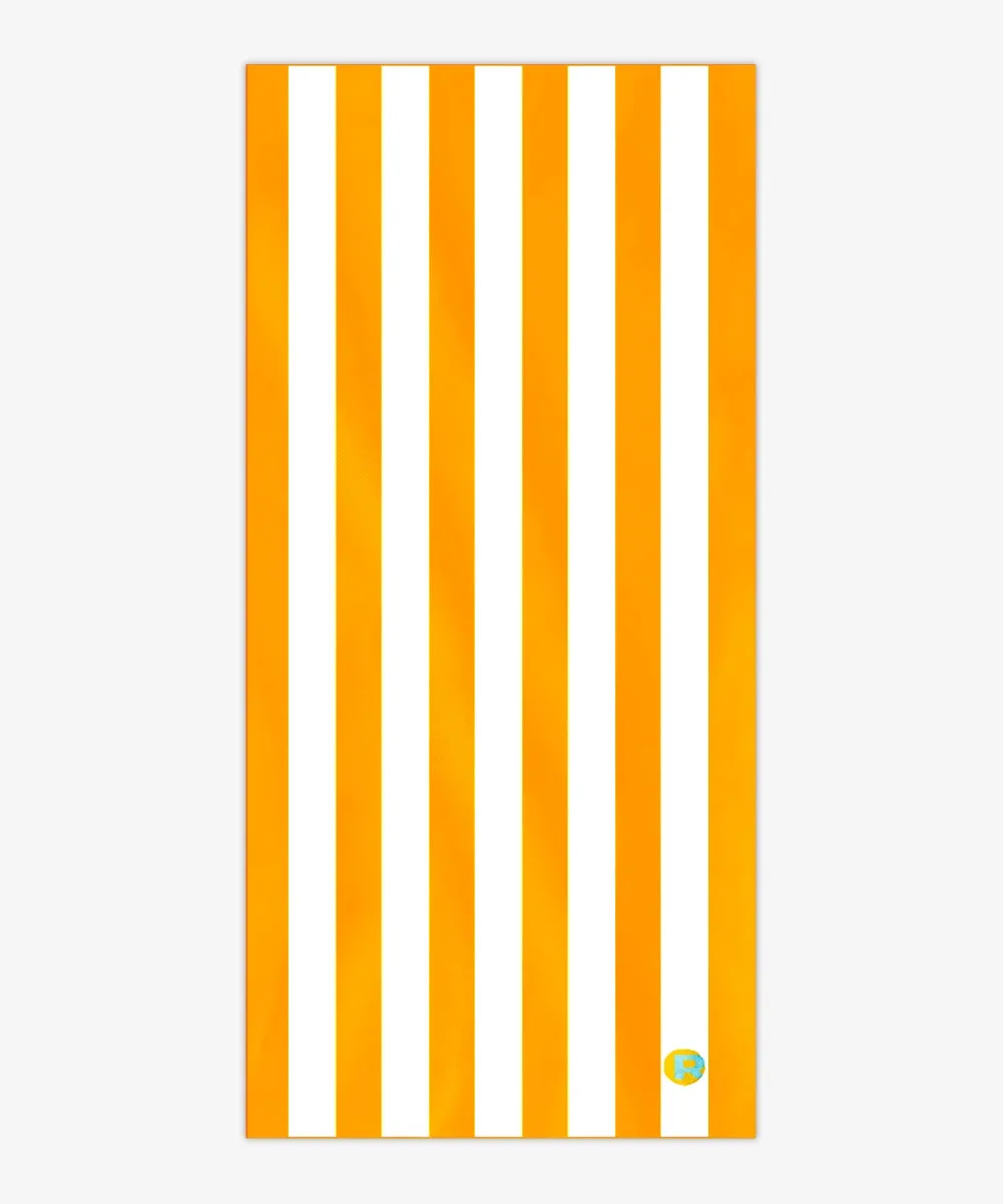 Sand Free Beach Towel - Sunshine Orange