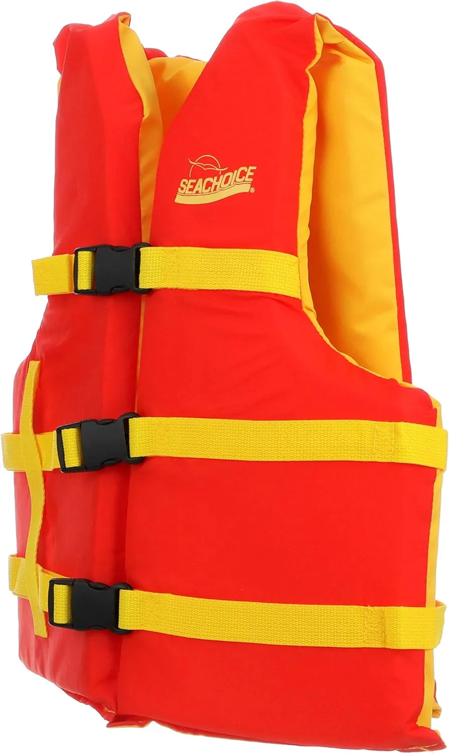 Seachoice Life Jacket, Adjustable Boat Vest Universal Adult