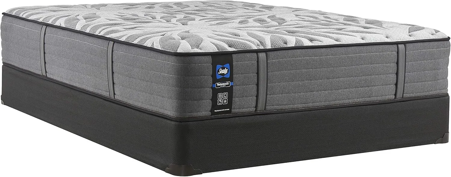 Sealy Posturepedic Plus Mattress with Surface-Guard, Tight Top 13-Inch Plush, Queen, Grey