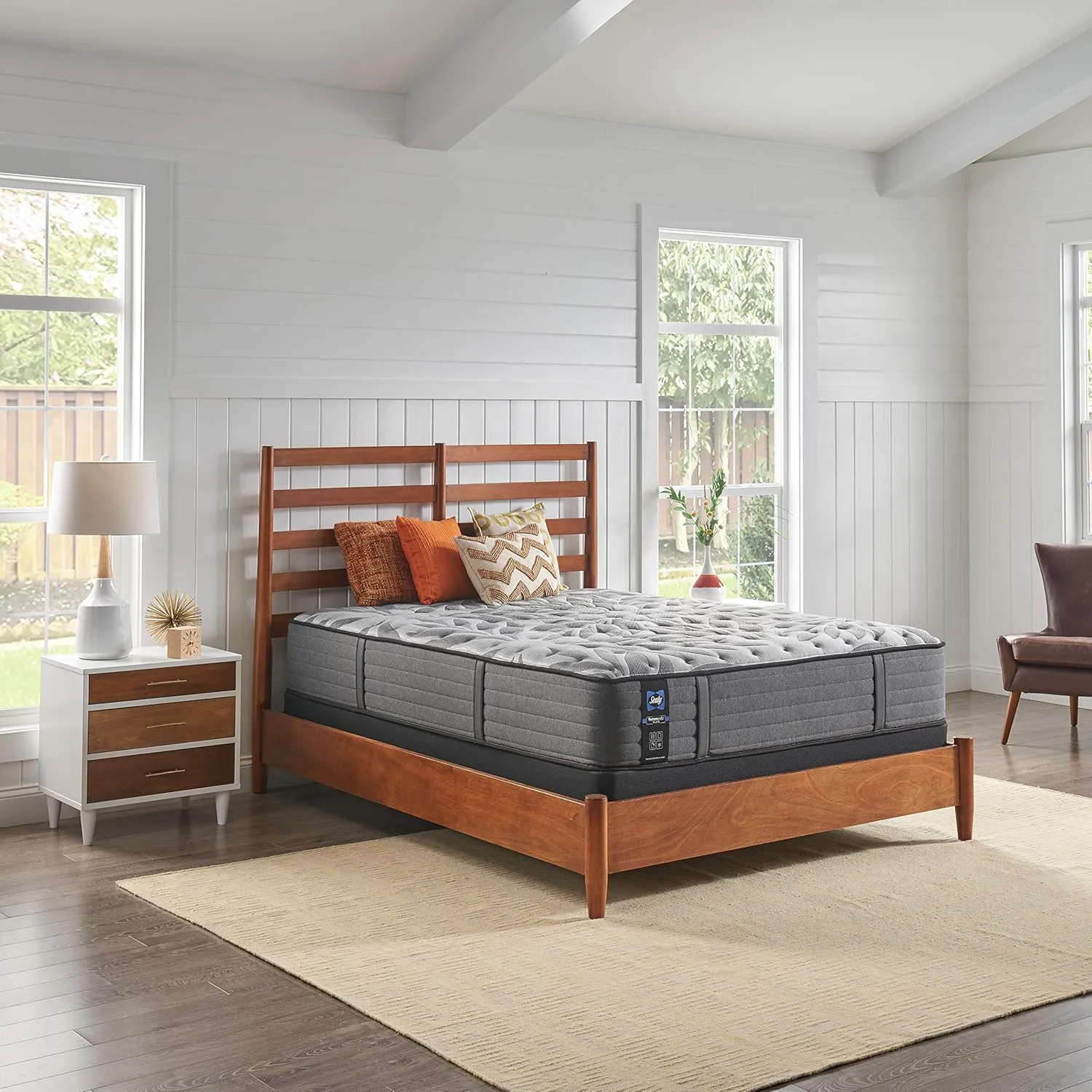 Sealy Posturepedic Plus Mattress with Surface-Guard, Tight Top 13-Inch Plush, Queen, Grey