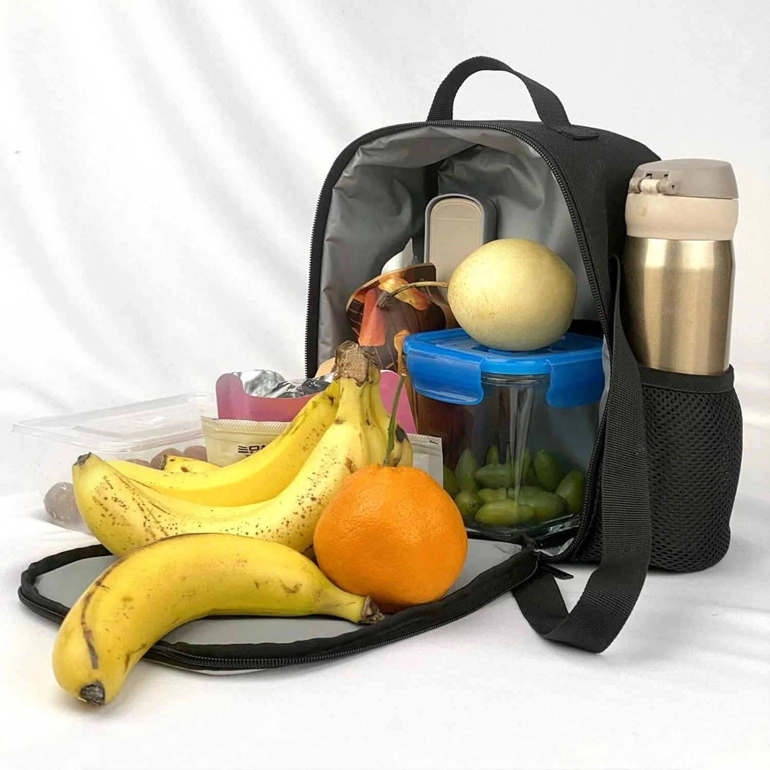 Seattle Lunch Box Custom Lunch Bag Personalized Name and Number Adjustable Strap Sport Insulated Lunch Tote Gifts For Fans Men Women
