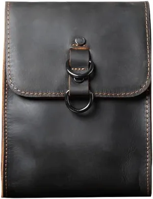 Shoulder Bag Crazy Horse Leather Crossbody Bag Cell Phone Bag Keys Bag Carrying Bag