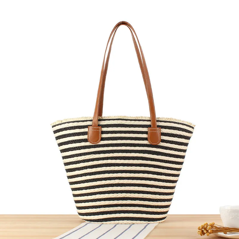 Simple Large Capacity Outing Commuter Seaside Shoulder Bags