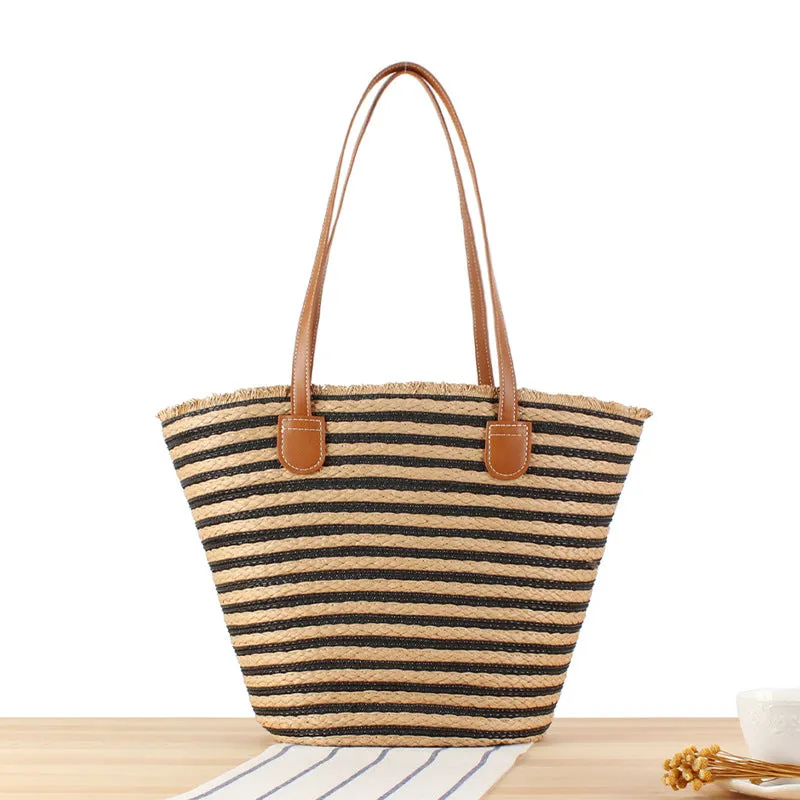 Simple Large Capacity Outing Commuter Seaside Shoulder Bags