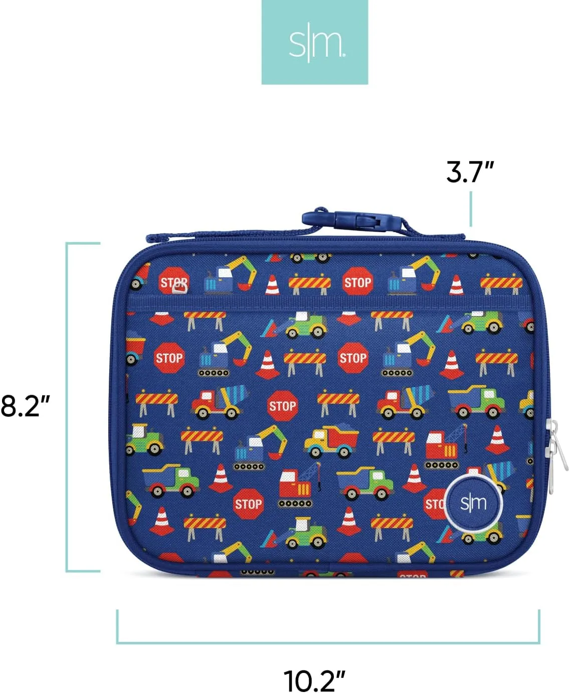 Simple Modern Disney Pixar Kids Lunch Box for School | Reusable Insulated Lunch Bag for Toddler, Girl, and Boy | Exterior & Interior Pockets | Hadley Collection | Buzz and Woody Adventures