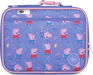 Simple Modern Peppa Pig Kids Lunch Box for School | Reusable Insulated Lunch Bag for Toddler, Girl, and Boy | Meal Containers with Exterior & Interior Pockets | Hadley Collection | Peppa Pig Bubbles