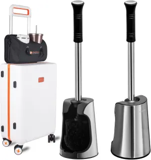 simpletome 4 In 1 Travel Essentials Organizer Bags   Toilet Brush with Quick Dry Holder