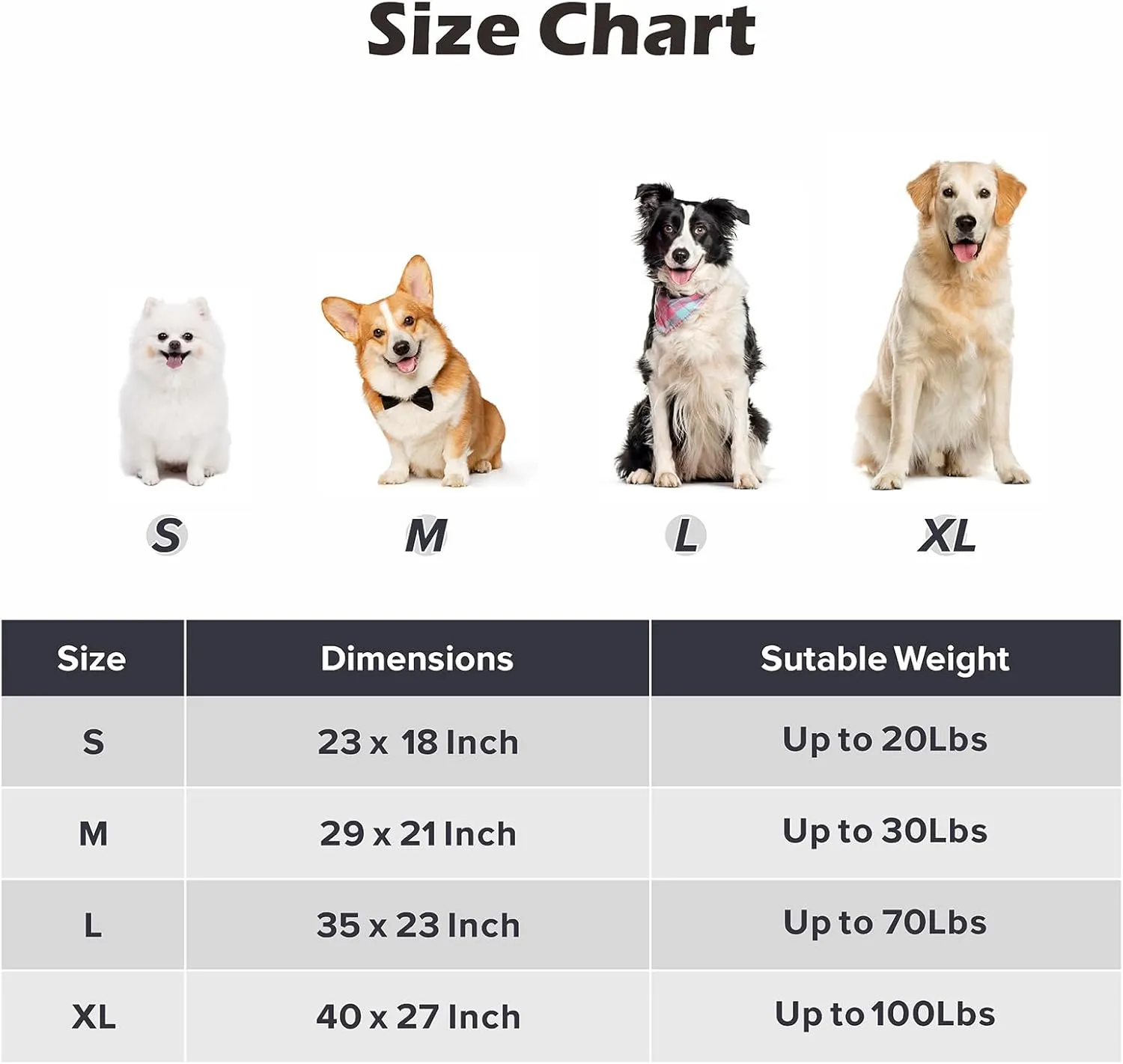 SIWA MARY Dog Bed Mat Soft Crate Pad Washable Anti-Slip Mattress for Large Medium Small Dogs and Cats Kennel Pad(35'' x 23'' Grey)