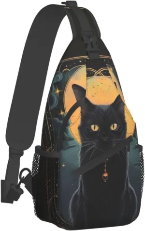 Sling Bag Travel Crossbody Backpack Hiking chest Daypack Shoulder Pack for Women Adjustable Waterproof