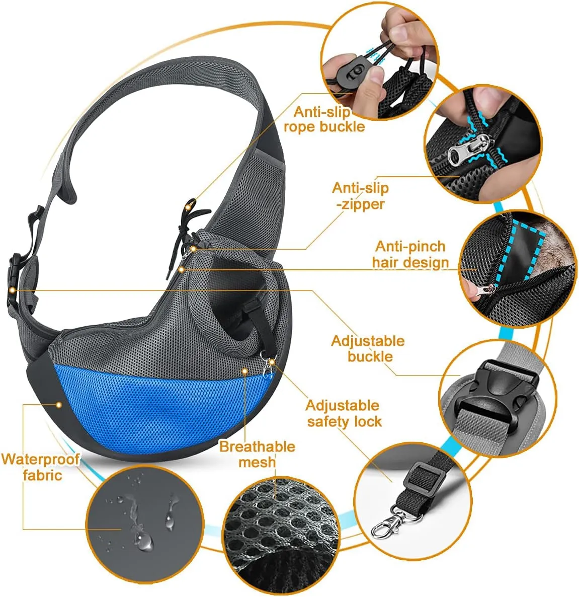 Sling Comprehensive assistance Feature-rich Carrier Pet