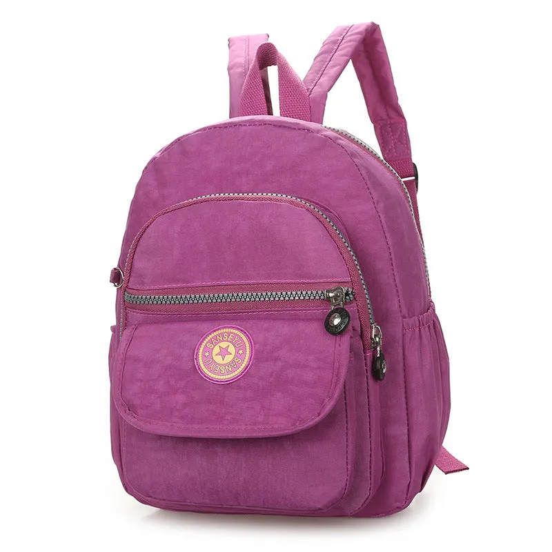 Slouchy Simple Nylon Mountain Climbing Fashion Backpacks