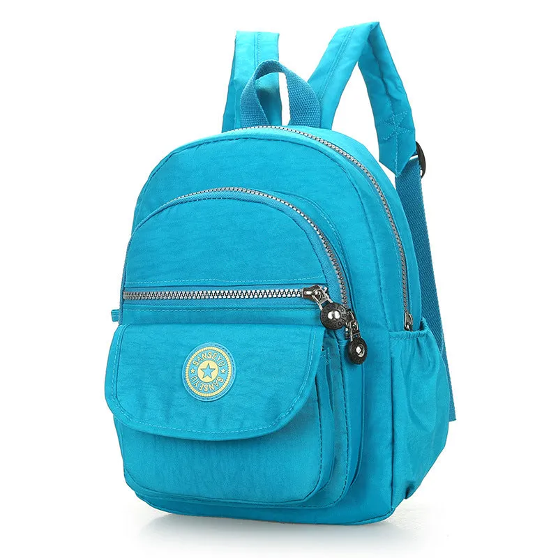 Slouchy Simple Nylon Mountain Climbing Fashion Backpacks