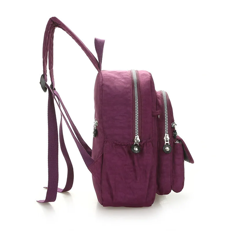 Slouchy Simple Nylon Mountain Climbing Fashion Backpacks