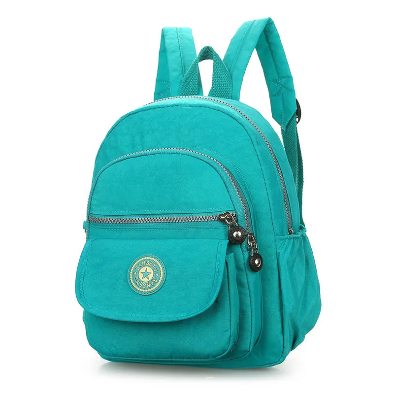Slouchy Simple Nylon Mountain Climbing Fashion Backpacks